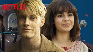 On Set of All The Light We Cannot See With Aria Mia Loberti & Louis Hofmann | Netflix