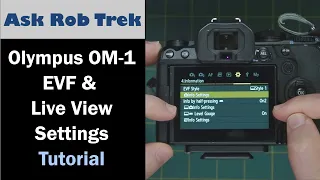 OM System OM-1 Live View & EVF Settings Tutorial ep.464