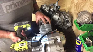 Ct110 postie  fitting a 125cc engine  pt 1