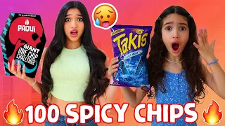 LAST TO STOP EATING AS MANY SPICY CHIPS AS YOU LAND ON!