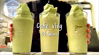 (Eng)💚🍈Melon is the best in summer🍈💚 / cafe vlog / asmr