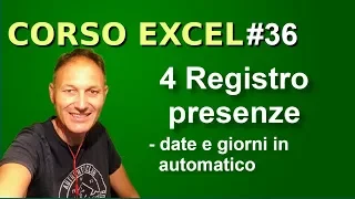 #36 Corso Excel: date e giorni in automatico | Daniele Castelletti | Associazione Maggiolina