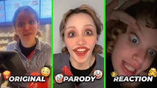 Chick Fil A Sauce Girl Original vs Parody | BONUS Live Reaction