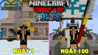 RAKYVN LÀM HẢI QUÂN SINH TỒN 100 NGÀY TRONG MINECRAFT ONE PIECE SIÊU KHÓ !