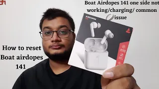 Boat airdopes 141 one side not working | How to reset boat airdopes 141 🤔💯