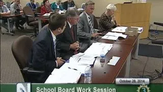 10/28/14 MNPS Board Meeting & Work Session