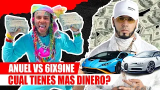 ANUEL AA VS TEKASHI 6X9INE QUIEN TIENE MAS DINERO?