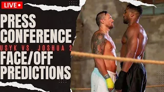 Usyk & Joshua 2 FACE OFF In London Press Conference |