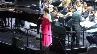 Ennio Morricone-Arenes de Nimes 11.07.2015...Ovation pour le maestro et Susanna Rigacci