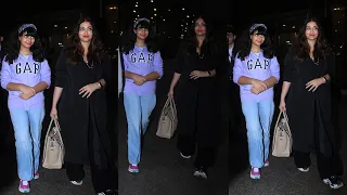 Aishwarya Rai's daughter Aaradhya can't walk properly because of her Leg Problem at Airport