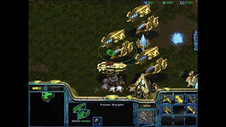 StarCraft: Brood War - 1 Protoss vs 7 random computers ( 1 vs 7 ) - Big Game Hunters