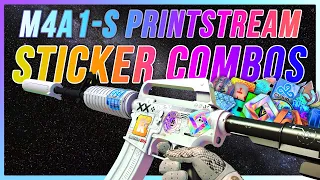 M4A1-S Printstream Sticker Combos - Best M4A1S Printstream Sticker Combinations