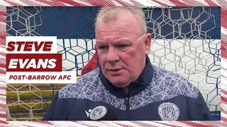 Steve Evans' reaction | Barrow AFC 0-1 Stevenage