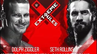 wwe2k18 extreme rules 2018 Seth Rollins vs Dolph zigglerIntercontinental championship