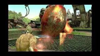 Enslaved - GamesCom 2010: Rhino Battle Gameplay | HD