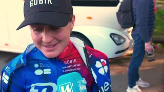 Grace Brown post race interview LBL