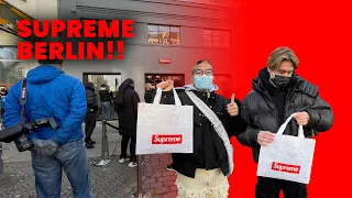 SUPREME STORE OPENING BERLIN!!🇩🇪 Schlechte Qualität & falscher vibeee???