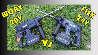 Flex vs Worx (24V vs 20V [FX1531 vs WX381])