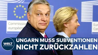 TROTZ KORRUPTIONSVORWÜRFEN: Orban freut sich! Ungarn kann EU-Gelder behalten