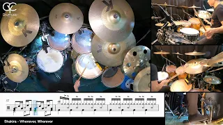 Whenever, Wherever - Shakira / Drum Cover By CYC ( @cycdrumusic ) score & sheet music