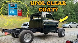 Wow! Check Out The Amazing Results Of Using UPOL Clear Coat On A 69 Ford F100 Cab!