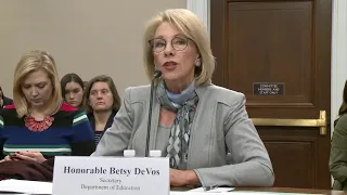 Democrats slam DeVos' education budget block grants