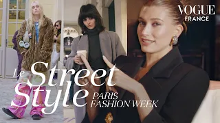 Hailey Bieber Breaks Down 7 Street Looks In Paris At Fashion Week | LE STREET STYLE#6 | Vogue France