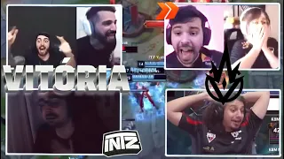 STREAMERS REAGEM a VITÓRIA da INTZ CONTRA a KABUM no CBLOL