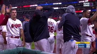 Win streak ends at 22: Indians tip their caps to the fans following first loss in 23 games