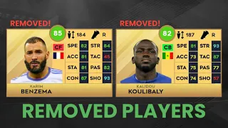 PLAYERS THAT WILL BE REMOVED FROM DLS 23! | DREAM LEAGUE SOCCER 23