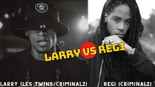 REACTION Larry (LES TWINS) VS Regi BATTLE l Beef? l Speechless