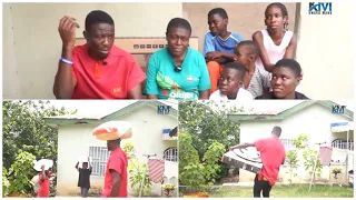 Aww! Kwaku Manu Surprises SAMSON & KWABENA Mother DOROTHY With FOOD, MONEY & TV- God Bless Everyone
