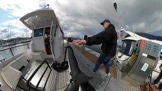 @ketilmyklebost  Sargo 31 cruising and docking with VP DPI low speed , filmed with GoPro Max