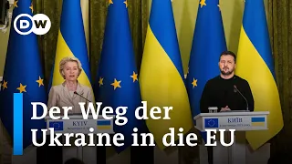 Die EU-Kommission ist für die Ukraine in der EU, was spricht noch dagegen? | DW Nachrichten
