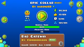 Epic collab - Daily level 5/16/24 - Geometry Dash