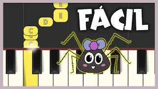 PIANO FÁCIL - BEGINNER PIANO - ITSY BITSY ARAÑA (Incy Wincy)