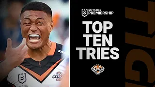 The Top 10 tries by the Wests Tigers in season 2021 | NRL Telstra Premiership