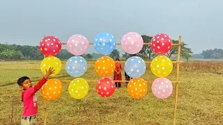outdoor fun with Flower Balloon and learn colors for kids by I kids episode -335.