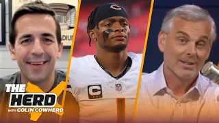 The clock is ticking on Justin Fields, talks Mac Jones vs. Sauce Gardner, Russell Wilson | THE HERD