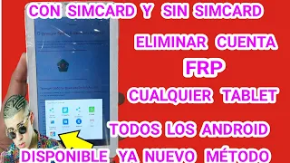 Quitar Cualquier cuenta google  tablet Android 10, 9, 8, 7, | Eliminar Cuenta Antirrobo Tablet 2024