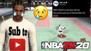 THE LAST DAY OF NBA 2K20! GOODBYE NBA 2K20 FOREVER (SERVERS SHUTTING OFF) THE LAST 50 GAME WINSTREAK