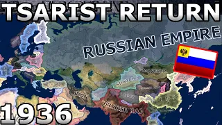 What if Tsarist Russia came back before WW2? | HOI4 Timelapse