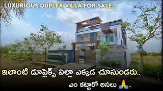 312 Sq.Yds 5bhk Luxurious Duplex villa for sale with All Furniture || Best interior design