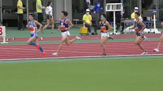 男子1部 800m 決勝 関東インカレ陸上 相模原ギオンスタジアム 2020.10.11【4KｳﾙﾄﾗHD】