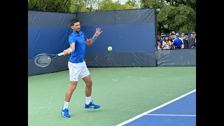 Djokovic Practice Session Cincinnati 2023