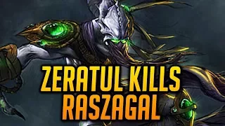 Zeratul Kills Raszagal, Matriarch of the Dark Templar - Starcraft Remastered