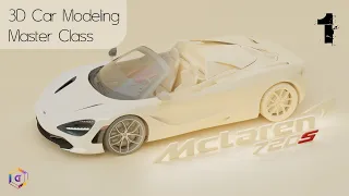 Blender Advanced Car Modeling Master Class (Part 1)