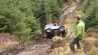 Rollover fail Epic 4x4 off road fail Wales Toyota Land Cruiser 40 extreme 4wd Oops