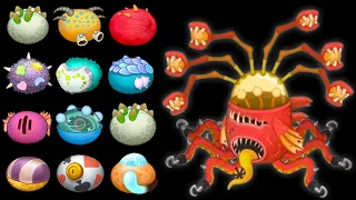 Mythical Island - All Eggs +Rare Anglow & Rare Hyehehe | My Singing Monsters