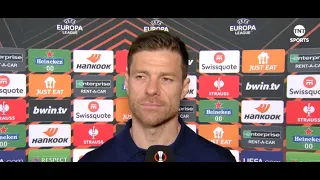 Xabi Alonso Post Match Interview Roma vs Leverkusen 0-2